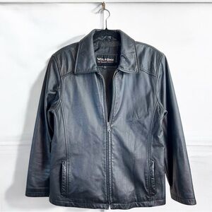 Vintage Wilsons Leather Genuine Leather Jacket - Medium - Classic Boxy Black